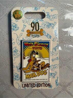 2020 Disney Pluto 90th Anniversary Pluto Mail Dog (LE 3000) Pin